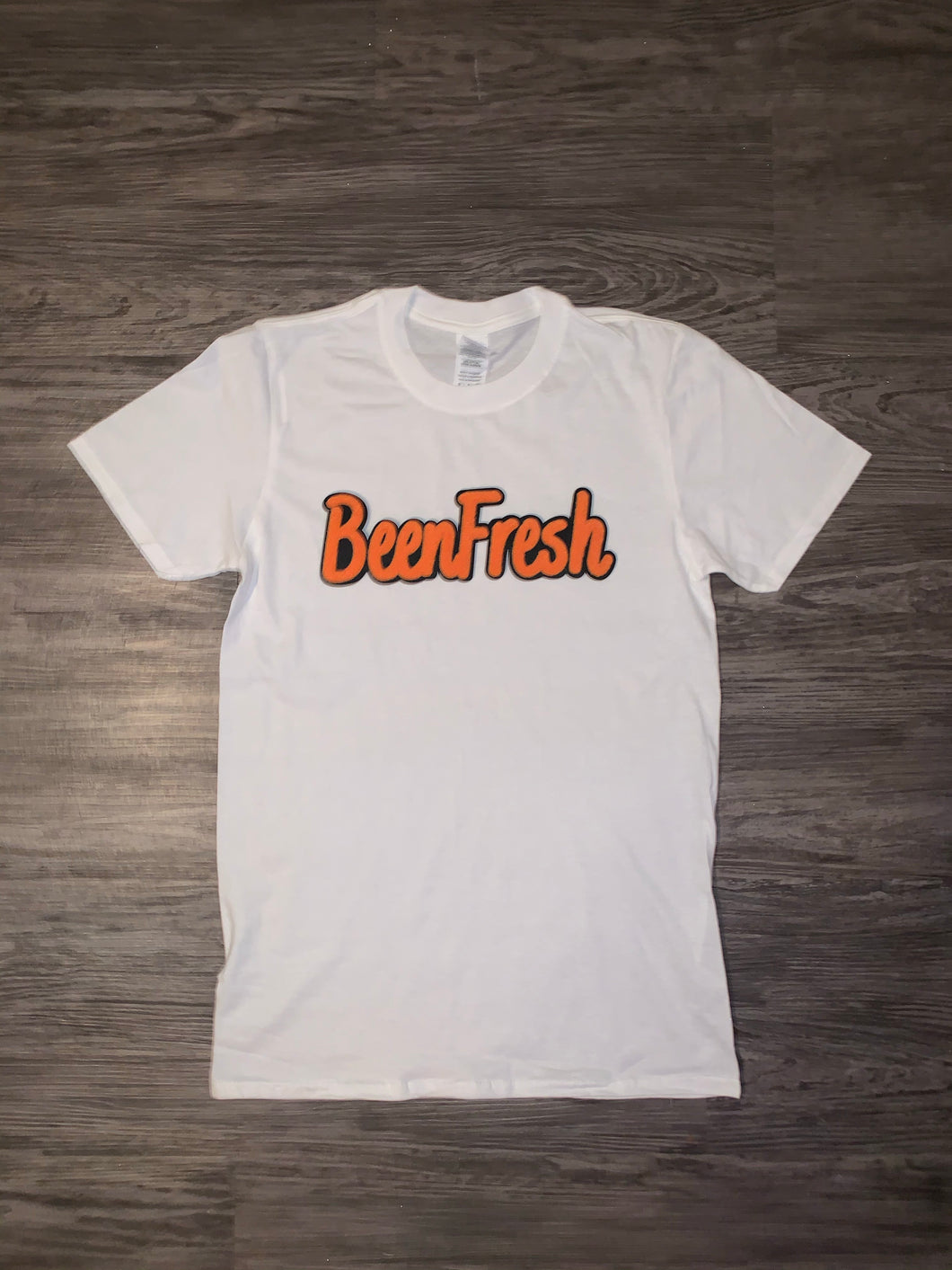 BeenFresh Varsity Tee White & Orange