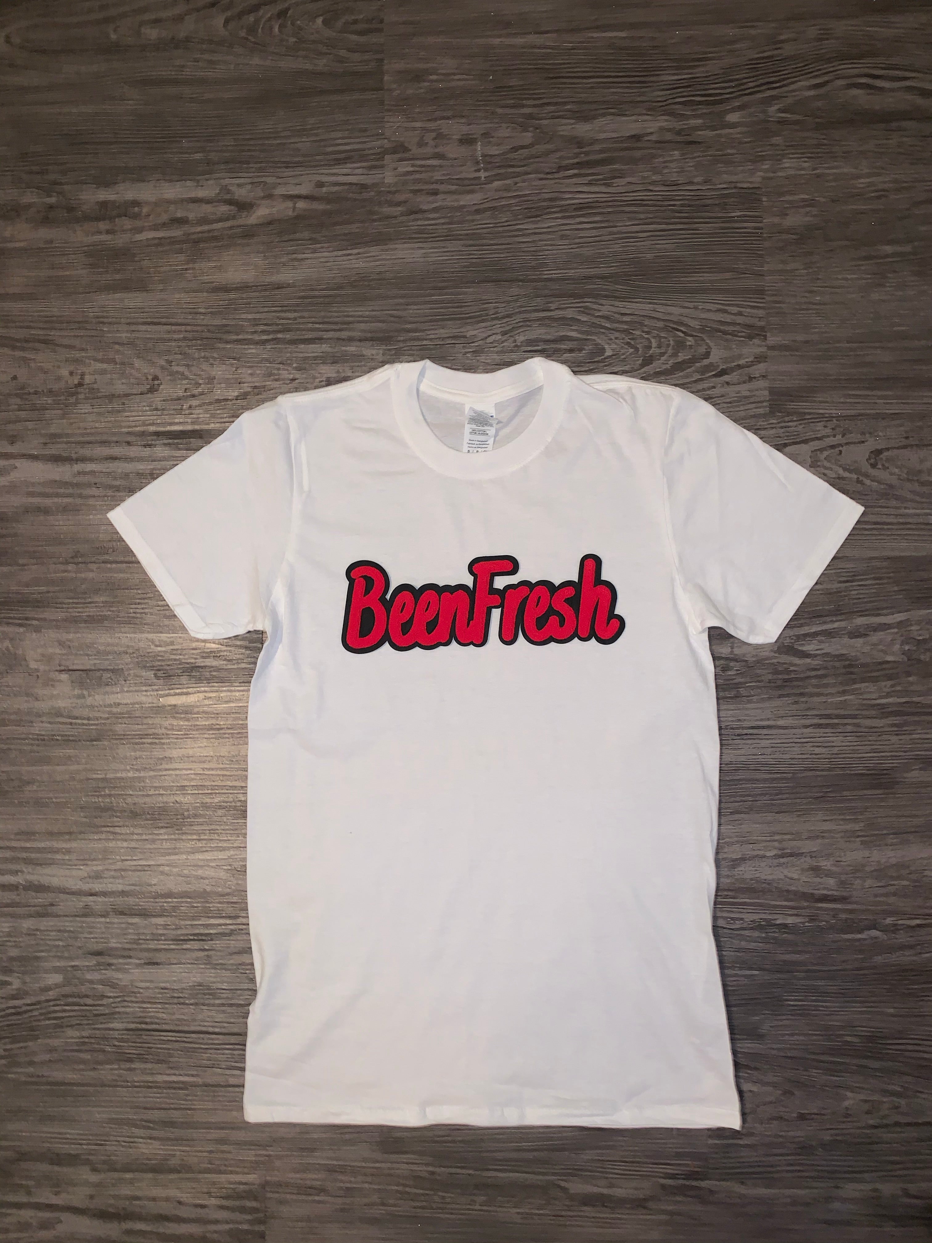 BeenFresh Varsity Tee White & Red