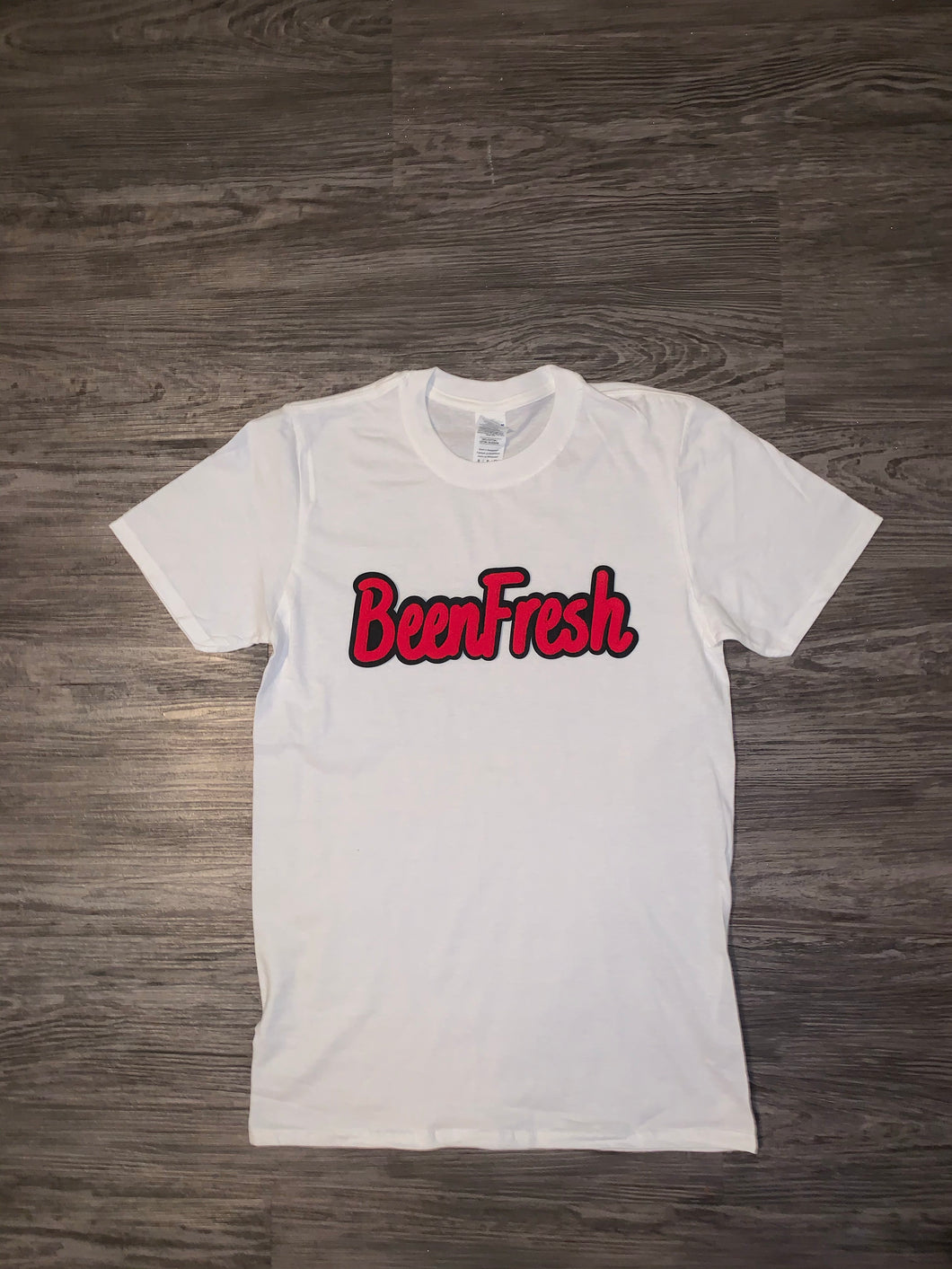 BeenFresh Varsity Tee White & Red