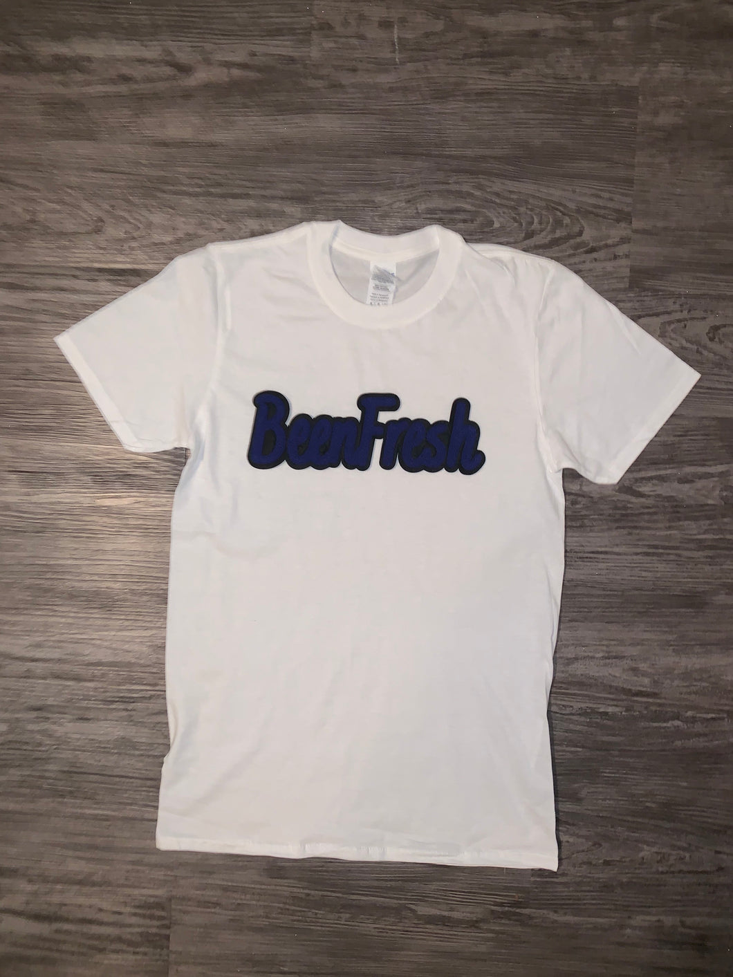 BeenFresh Varsity Tee White & Blue