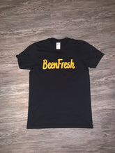 Load image into Gallery viewer, BeenFresh Varsity Tee Black &amp; Gold
