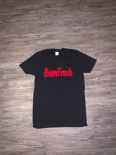 Load image into Gallery viewer, BeenFresh Varsity Tee Black &amp; Red
